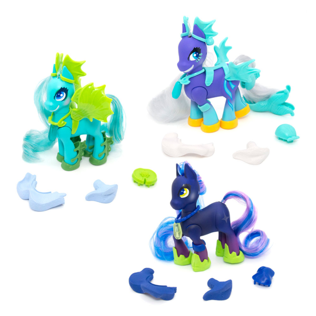 Фигурки животных - Набор-сюрприз Ekinia Пони в конюшне c аксессуарами (31025)#5