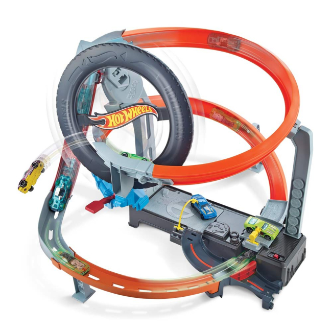 Автотреки - Трек Hot Wheels Гонки в шиномонтажной (GJL16)#2