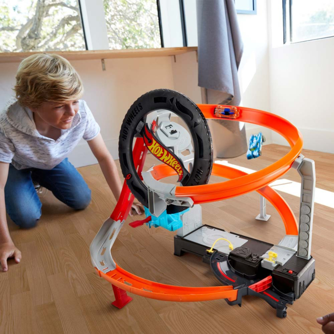 Автотреки - Трек Hot Wheels Перегони у шиномонтажній (GJL16)#6