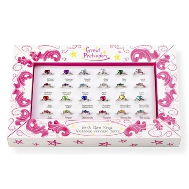 Бижутерия и аксессуары - Кольцо Great Pretenders с камнем рождения в ассортименте (84505)#3