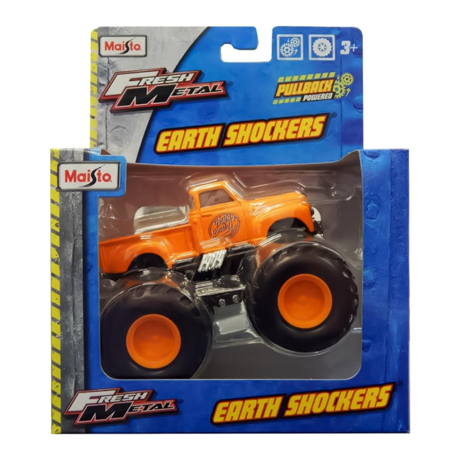 Автомоделі - Автомодель Maisto Earth shockers Dusty Dash інерційна помаранчева 12,5 см (21144/21144-14)#2