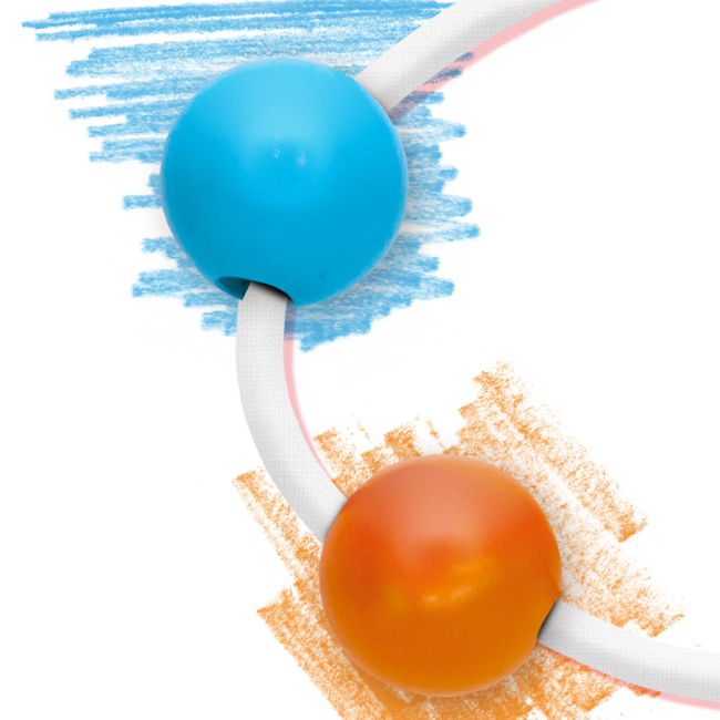 Канцтовары - Набор для рисования Ses Creative My first Восковые карандаши-бусинки (00244S) (558869)#3