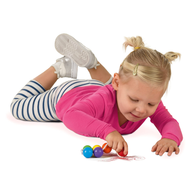 Канцтовары - Набор для рисования Ses Creative My first Восковые карандаши-бусинки (00244S) (558869)#4