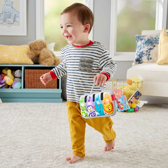 Развивающие коврики - Мягкая подушка для игры на животике Fisher-Price Пианино (GJD27)#6