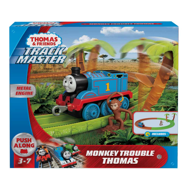Железные дороги и поезда - Игровой набор Thomas and Friends Веселые джунгли (GJX83)#4