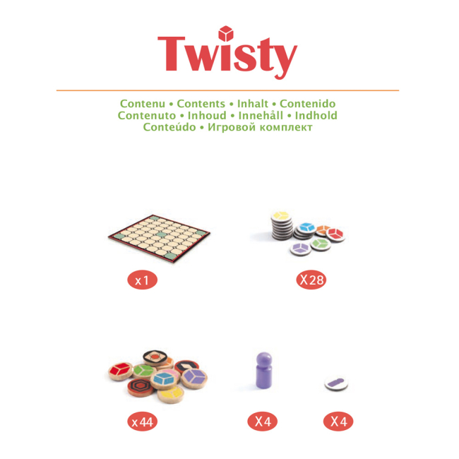 Настільні ігри - Настільна гра DJECO Кольорові кубики (DJ08404)#3