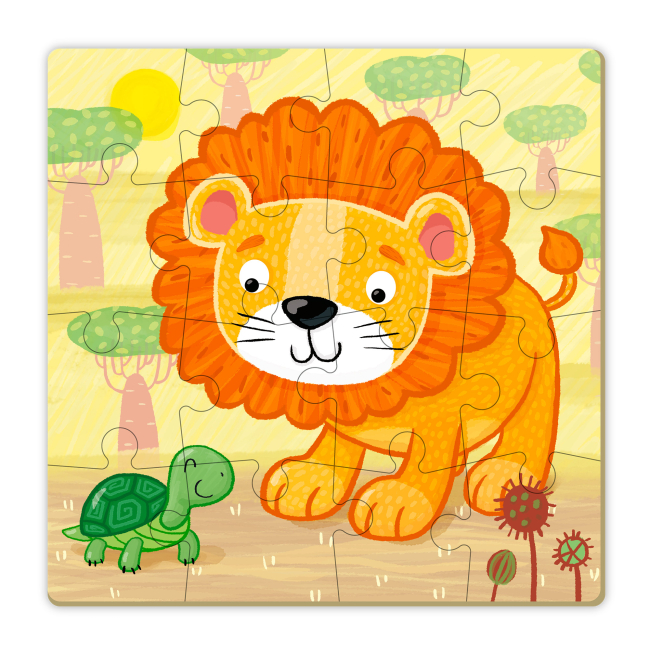 Пазли - Пазл DoDo Левеня (300165)#2