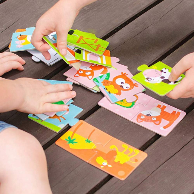 Пазли - Пазл DoDo Звірята та їх домівки (300117)#3