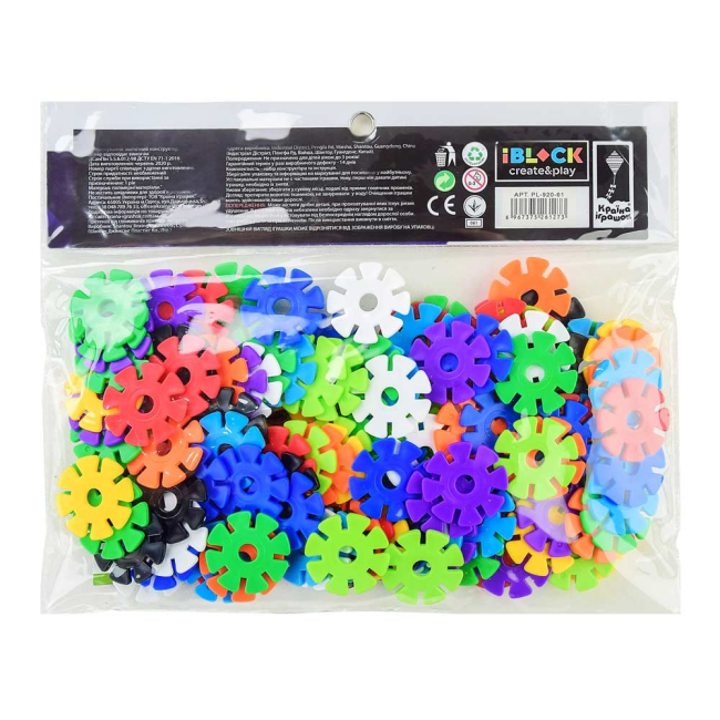 Конструктори з унікальними деталями - Конструктор IBLOCK Зірочки (PL-920-61 (301Y-23)#2