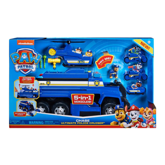 Фігурки персонажів - Ігровий набір Paw Patrol Великий поліцейський автомобіль Гонщика (SM17702)#4