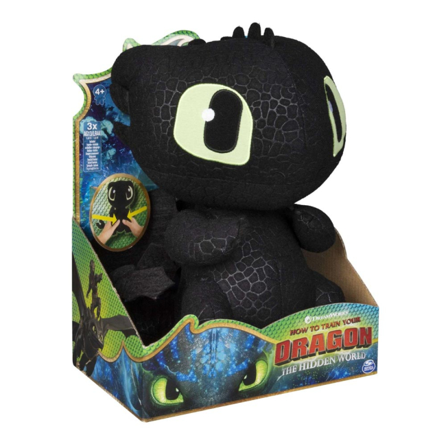 Персонажі мультфільмів - М'яка іграшка Dragons Як приборкати дракона 3 Беззубик 25 см (SM66619/9405)#3