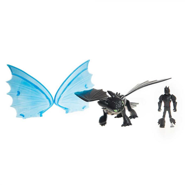 Набор Dragons Как приручить дракона 3 Дракон Беззубик и викинг Иккинг (SM66621/6370)#2