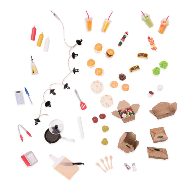 Транспорт і улюбленці - Транспорт для ляльок Our generation Продуктовий фургон рожевий (BD37969Z)#2