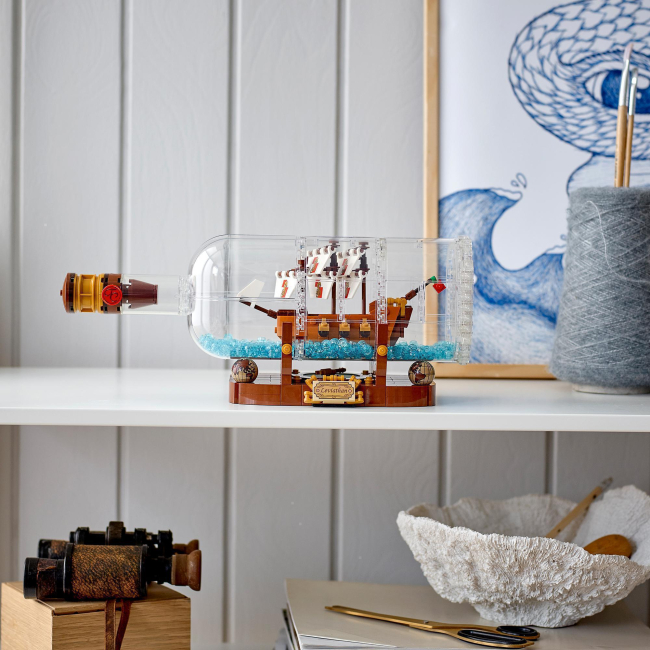 Конструкторы LEGO - Конструктор LEGO Ideas Корабль в бутылке (92177)#4