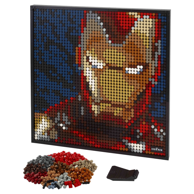 Мозаика - Конструктор LEGO Art «Железный человек» Marvel Studios (31199)#2