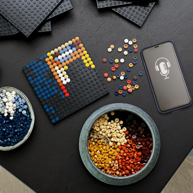 Мозаика - Конструктор LEGO Art «Железный человек» Marvel Studios (31199)#6