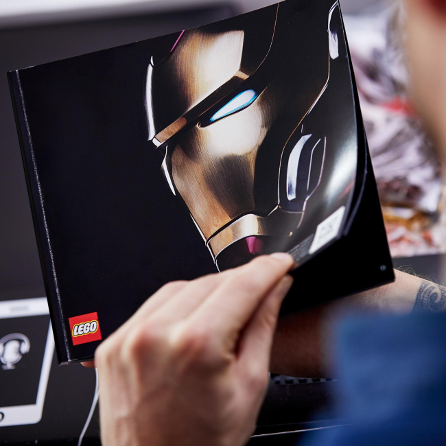 Мозаика - Конструктор LEGO Art «Железный человек» Marvel Studios (31199)#8