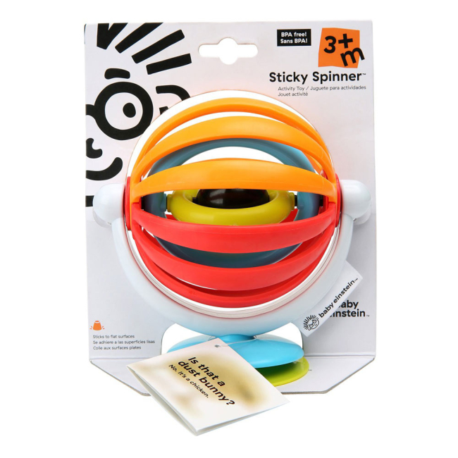 Розвивальні іграшки - Іграшка на стільчик для годування Baby Einstein Sticky Spinner (11522) (74451115224)#2