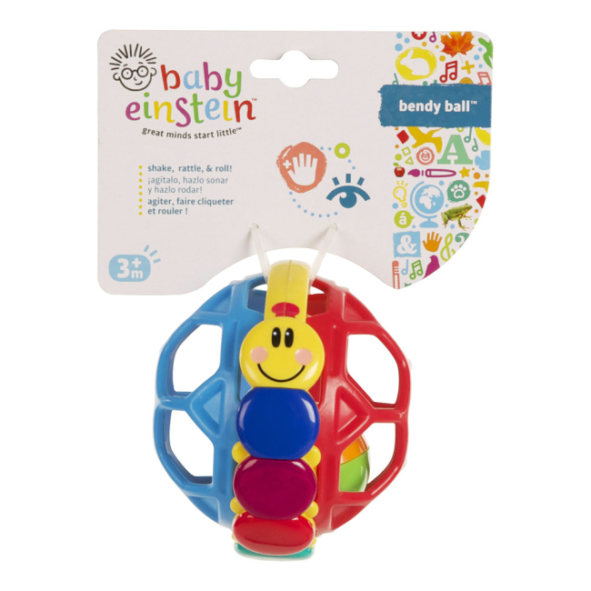 Брязкальця, прорізувачі - Іграшка розвиваюча Baby Einstein Bendy Ball (30974) (74451309746)#2