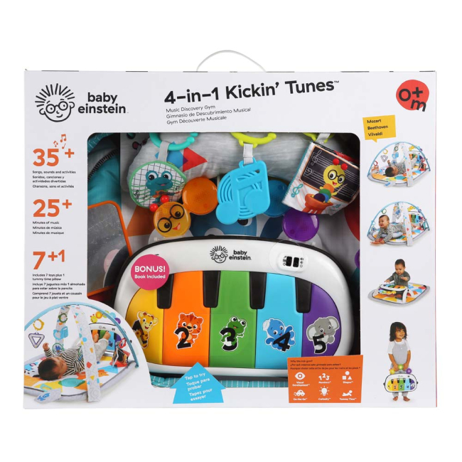 Развивающие коврики - Коврик развивающий музыкальный Baby Einstein Kickin tunes (11749) (74451117495)#5