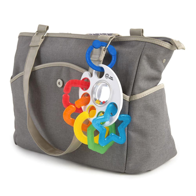 Погремушки, прорезыватели - Погремушка-прорезыватель Baby Einstein Color learning links (12355) (74451123557)#5