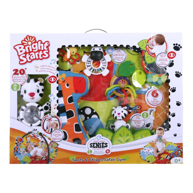 Развивающие коврики - Коврик развивающий Bright Starts Spots & Stripes Safari (9167) (74451091672)#3