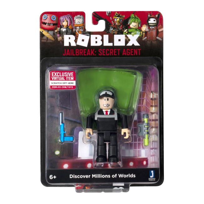 Фигурки персонажей - Игровая фигурка Roblox Jailbreak Тайный агент W8 (ROB0330)#4