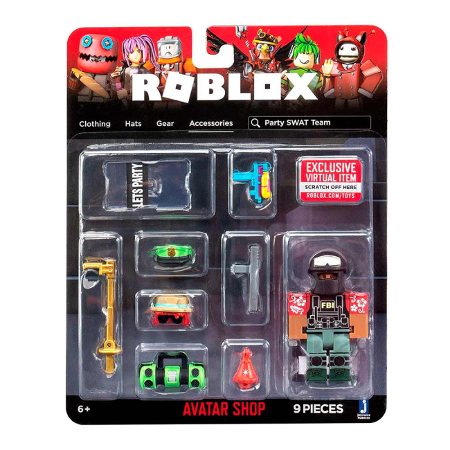 Фигурки персонажей - Игровой набор Jazwares Roblox Магазин аватаров Спецназ (ROB0350)#4