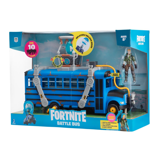 Фигурки персонажей - Коллекционная фигурка Jazwares Fortnite Deluxe Vehicle Battle Bus (FNT0380)#5