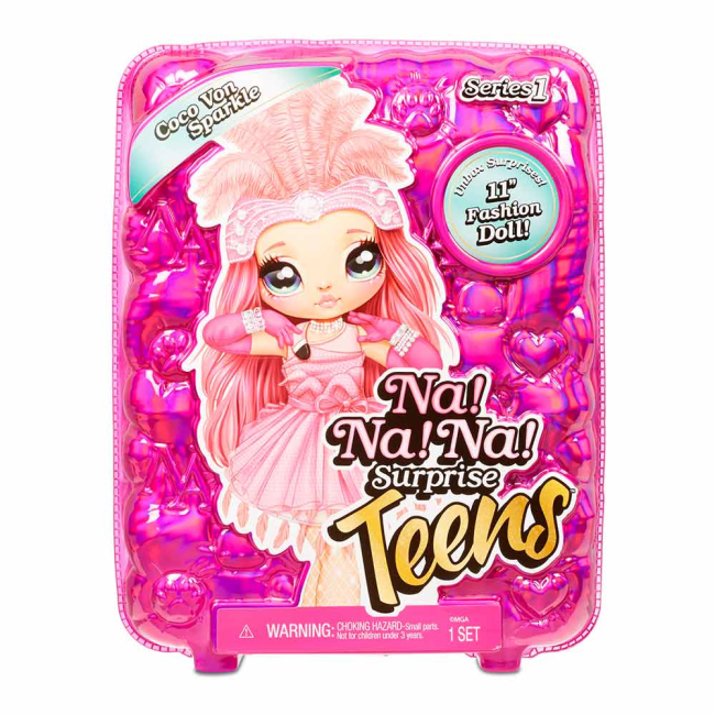 Ляльки - Ляльковий набір Na na na surprise Teens Коко фон Спаркл (572596)#2