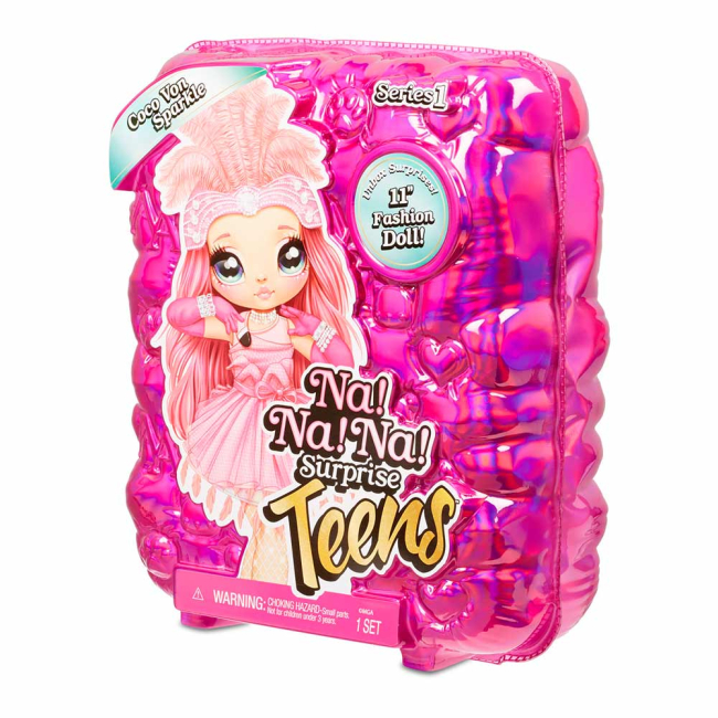 Ляльки - Ляльковий набір Na na na surprise Teens Коко фон Спаркл (572596)#3