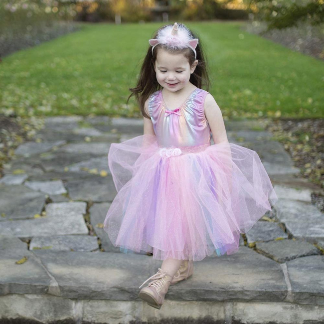 Костюми та маски - Набір Great Pretenders Pink Unicorn Спідниця та обруч для голови на 4-7 років (43315)#2