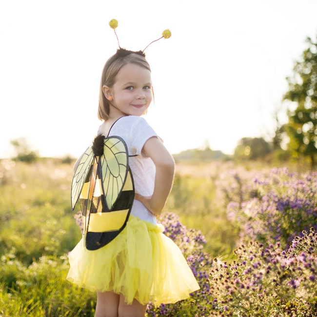 Костюми та маски - Набір Great Pretenders Glitter Bumblebee Спідниця крильцята та обруч для голови на 4-7 років (43505)#2