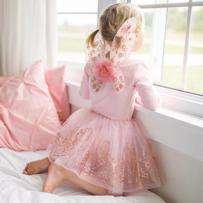 Костюми та маски - Набір Great Pretenders Золота троянда спідниця і крильцята на 4-7 років (44115)#2