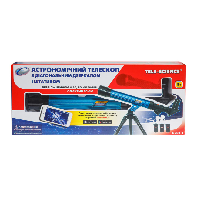 Наукові ігри, фокуси та досліди - Астрономічний телескоп Eastcolight зі збільшенням до 40 разів (ES23011)#4