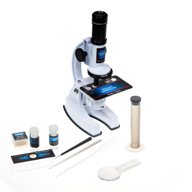 Научные игры, фокусы и опыты - Набор для опытов Eastcolight Микроскоп делюкс белый (ES8013)#2