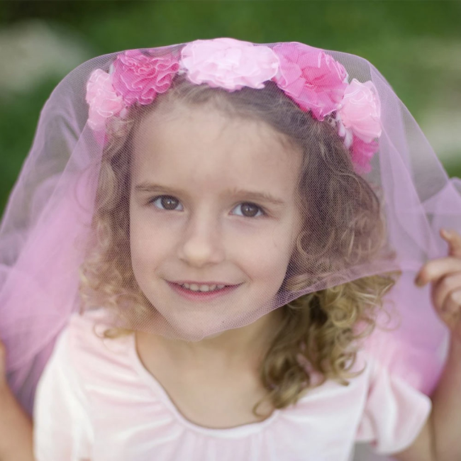 Біжутерія та аксесуари - Вінок з фатою Great Pretenders Flower Power (13750)#2