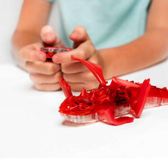 Роботы - Радиоуправляемая игрушка Hexbug Одинокий дракон красный (409-6847/2)#5