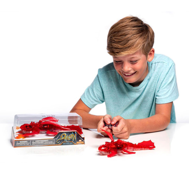 Роботы - Радиоуправляемая игрушка Hexbug Одинокий дракон красный (409-6847/2)#6