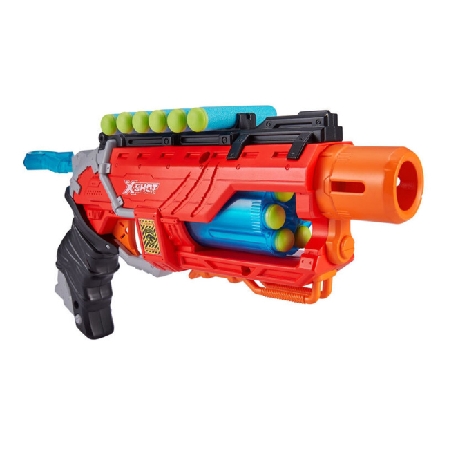 Помпова зброя - Швидкострільний бластер X-Shot Dino Striker з аксесуарами та 16 патронами (4860)#2