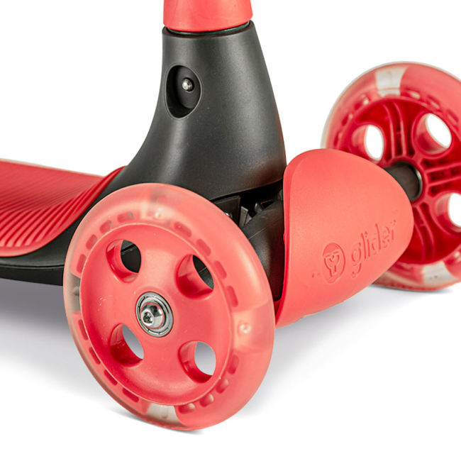 Самокаты - Самокат YVolution Glider Kiwi красный (Y101258)#6