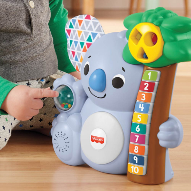 Развивающие игрушки - Развивающая игрушка Fisher-Price Linkimals Считающая коала на русском (GRG60)#4