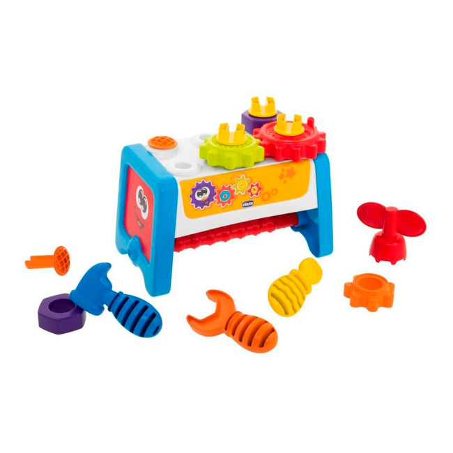 Развивающие игрушки - Игрушка-сортер Chicco Шестерни и верстак 2 в 1 (10062.00)#3