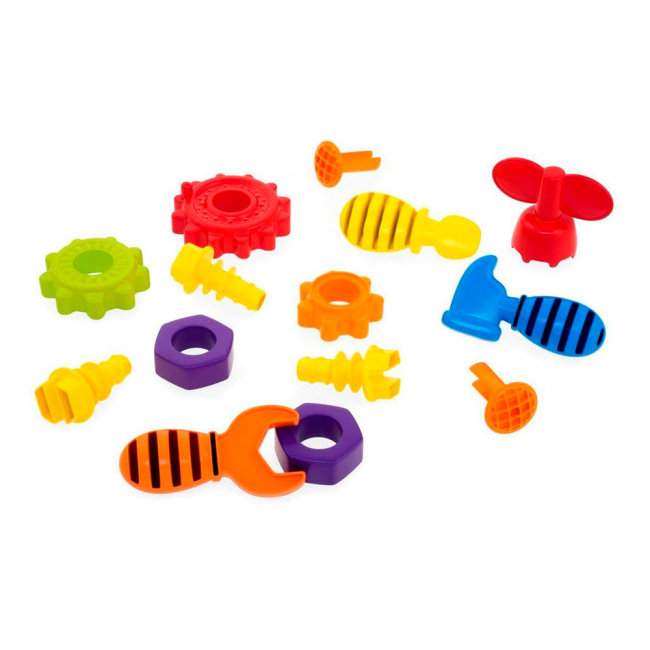 Развивающие игрушки - Игрушка-сортер Chicco Шестерни и верстак 2 в 1 (10062.00)#4