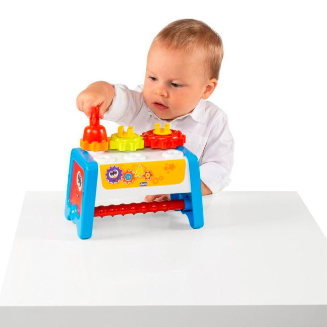 Развивающие игрушки - Игрушка-сортер Chicco Шестерни и верстак 2 в 1 (10062.00)#5