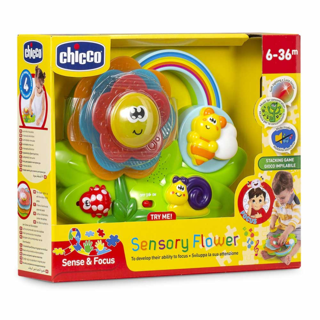 Развивающие игрушки - Музыкальная игрушка Chicco Sensory Flower (10156.00)#4