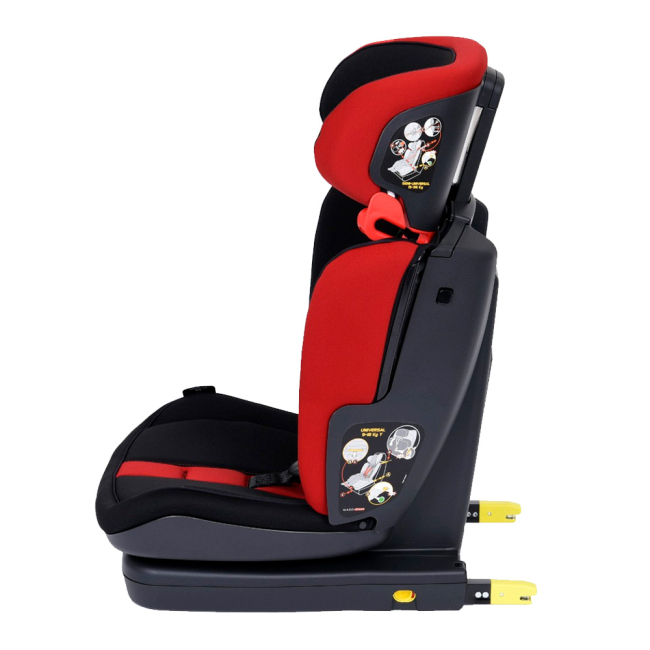 Автокрісла й аксесуари - Автокрісло Peg-Perego Viaggio Via чорно-червоне 9-36 кг (IMVA000035DX79DX13)#4