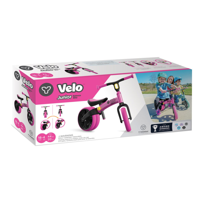 Біговели - Біговел YVolution Velo Junior рожевий (N101050)#5