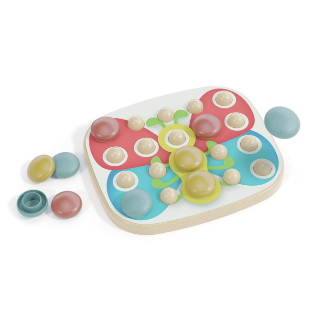 Мозаика - Игрушка-мозаика Quercetti Play Bio Fantacolor baby 21 элемент (84405-Q)#2