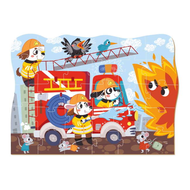 Пазлы - Пазл Dodo Герои-пожарные (300372)#2